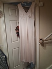 Charnos Vintage Long Nightdress /negliget 9 With Matching Jacket.