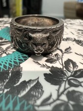 Gucci Sterling Silver Cat Head