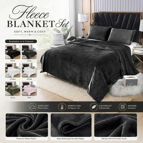 Faux fur fleece throw - throw, soft