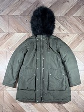 ZARA Khaki Green Padded Puffer