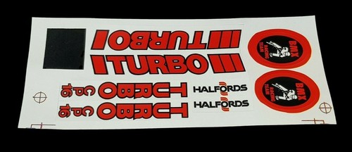 Bike frame decal sheet - decal,