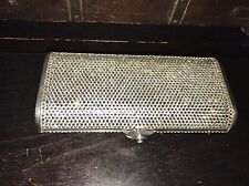 Authentic Vintage Judith Leiber Crystal Minaudière Clutch & Chain