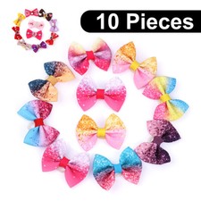 10pcs Dog Pet Hair Bows with