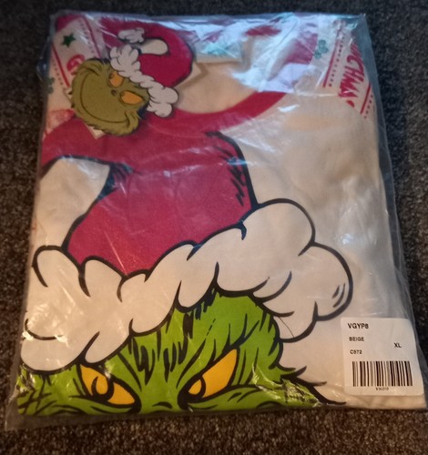 Mens grinch christmas pyjamas - mens,