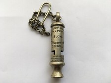SCARCE CWW1 J.HUDSON&Co METROPOLITAN BUCKS CONSTABULARY SPECIAL POLICE WHISTLE