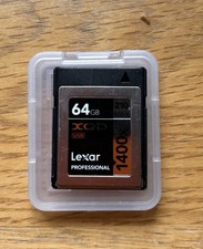 Lexar 64GB 1400MHz 210MBS XQD Memory Card