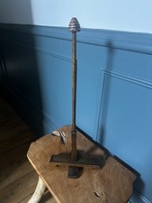 Antique Edwardian Oak Wood Beehive Shop Display Hat Wig Stand Barrister Judge