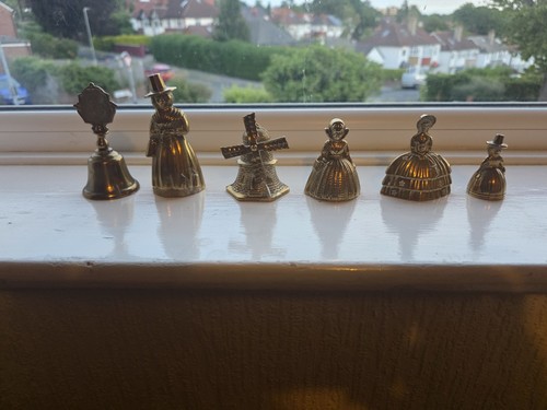 Vintage brass table - , bells