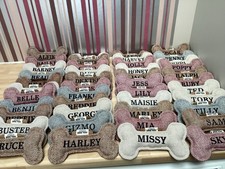 Bone shaped named dog toys