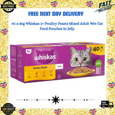 40 x 85g Whiskas 1+ Poultry