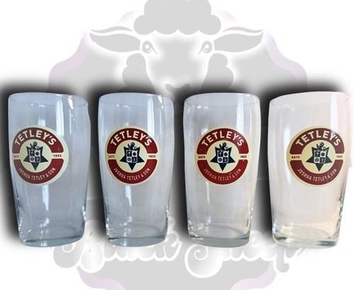 Tetley bitter pint - bitter, glass