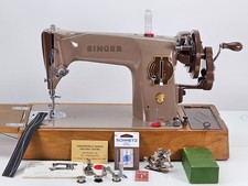 Excellent 1959 Singer 201K Sewing Machine, Serviced, for Leather, Fabric, Canvas