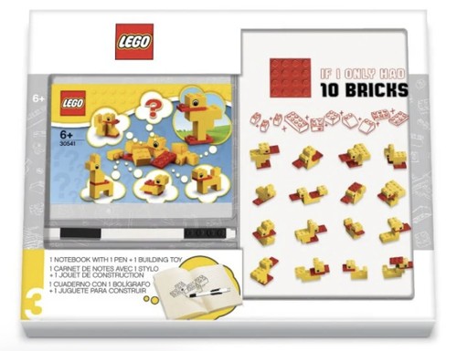 Lego yellow duck notebook - lego,