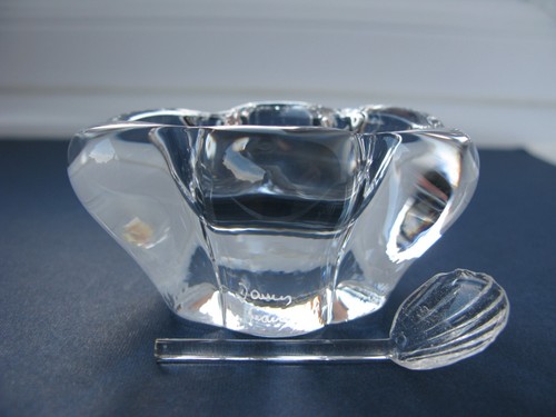 Daum crystal vintage salt - daum,