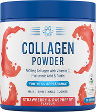 Collagen Powder Hydrolysed Peptides Vitamin C Hyaluronic Acid Biotin 30 Servings