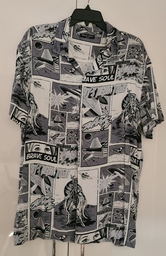 Brave soul viscose - brave, black/white