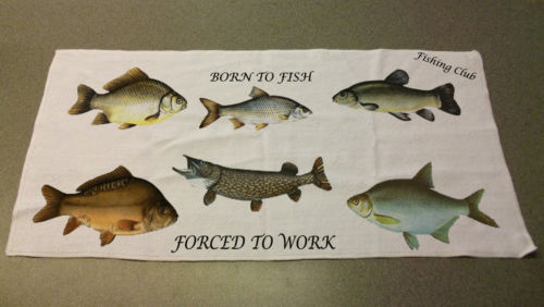 Coarse game fishing - coarse, towel