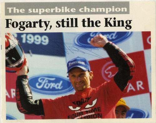 Carl fogarty signed - carl,