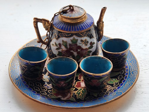Vintage miniature cloisonne