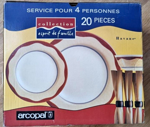 Arcopal havane 20pc glass - arcopal,
