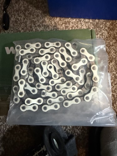 80s white bmx chain - bmx,