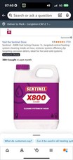 Sentinel X800 central heating cleaner 