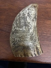 Vintage Faux Scrimshaw Showing