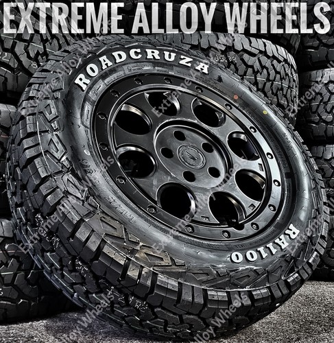 Black at7 alloy wheels - black,