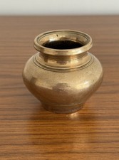 Vintage Brass Inkwell Ink Pot