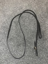 In Hand English Leather Lead Rein Brass Buckle 72 Inch Long 1/2 Inch Wide