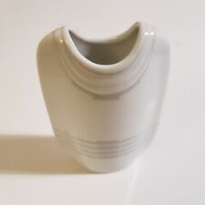 Kaiser Art Deco style porcelain posy vase 11cm  West Germany 1970s Vintage