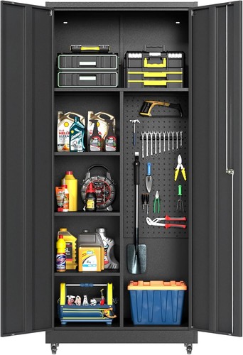 Metal garage storage cabinet - storage,