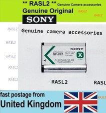 Genuine SONY NP-BX1 Battery for DSC-RX100 RX1 RX1R, HX90 HX60v, WX350, HDR-CX405