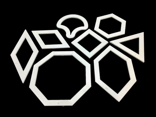 Plastic patchwork templates - patchwork,