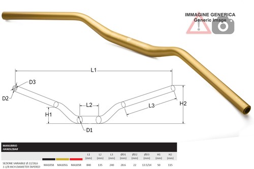 Inch diameter tapered - 1-1/8,