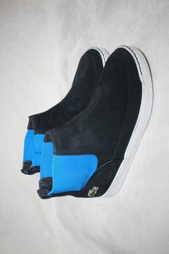 Mens lacoste boots black suede - lacoste,