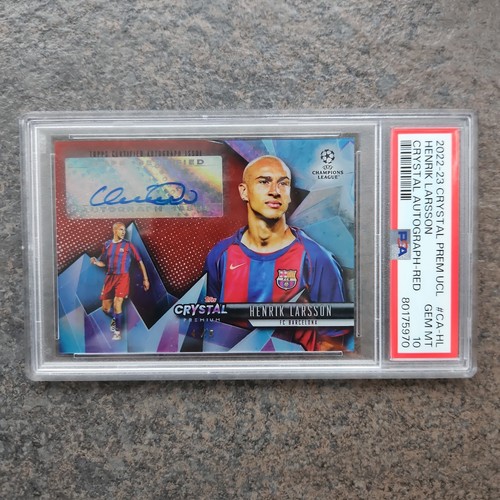 Henrik larsson auto topps - henrik,