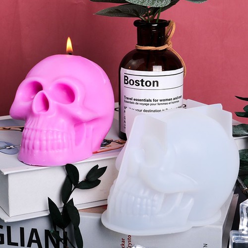 Candle mold skull - -, design
