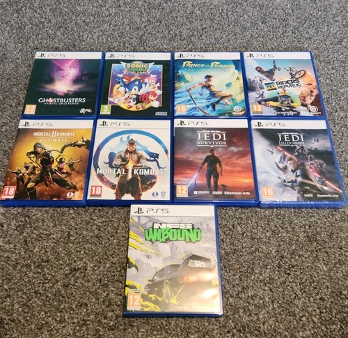 Ps5 games assorted job - 9,