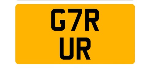 Cherished number plate nissan - cherished,