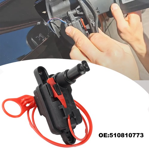 Fuel flap door release - release, lock