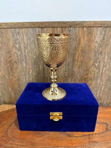 The royal brass wine goblet - the,