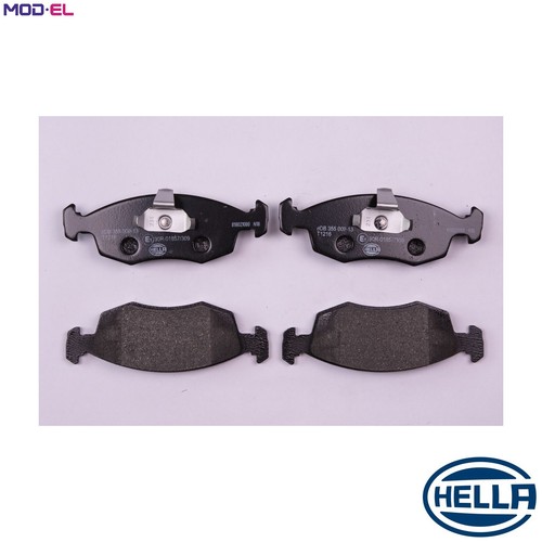 Brake pad set disc - pad, 8db