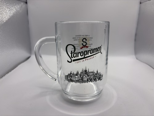 Staropramen beer pint glass - beer,