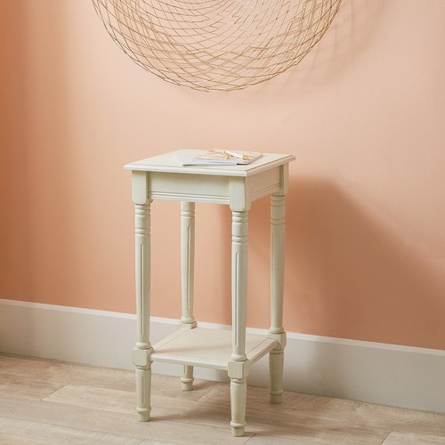 Heritage white tall square - white,