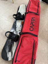 Captia Mecury 2025 60W 160 Mens Snowboard + Jones Mecury Bindings + Travel Bag