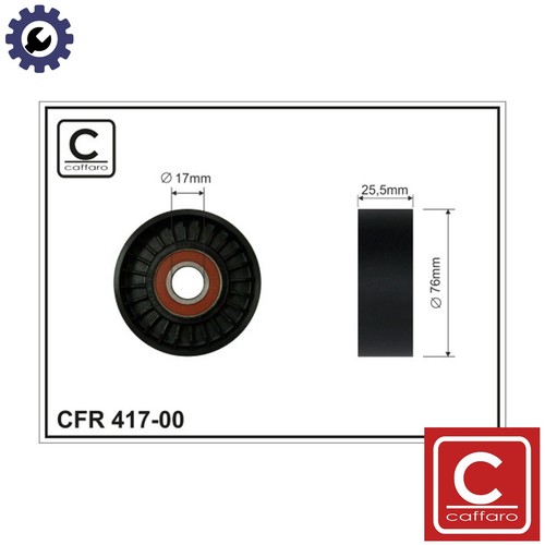 Tensioner pulley vribbed belt - tensioner,