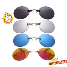 Clip Nose Sunglasses Round
