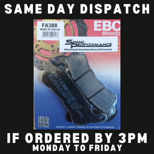 Ebc front brake pads - pads, vt