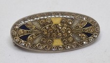 LOVELY VINTAGE PIERRE BEX ART DECO DESIGN BROOCH
